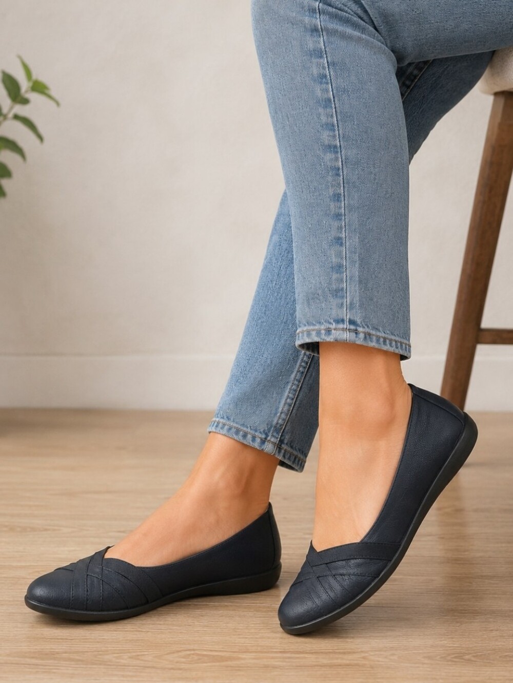 Life Stride NEW Northern Modern Minimalist Comfort Ballet Flats 10M